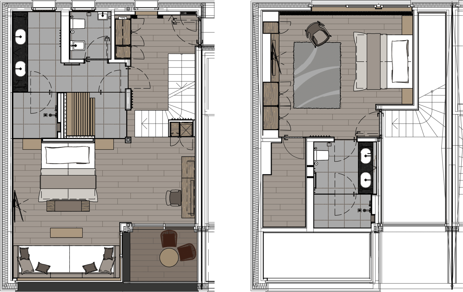 Penthouse-Suite-Deluxe-Lakeside-Lodges-Alpenhotel-Kitzbuehel-Schwarzsee